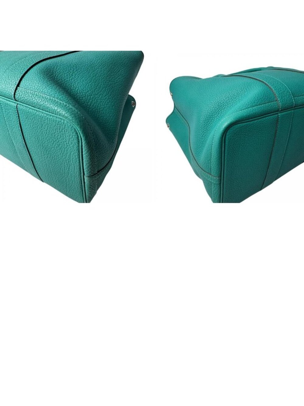 Hermes Garden Party PM 36 Malachite Handbag - Picture 10 of 10